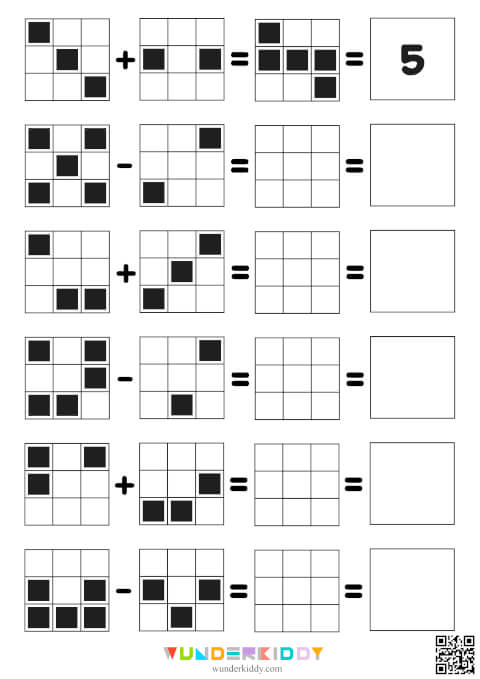 Fun Grid Math Puzzles - Image 6