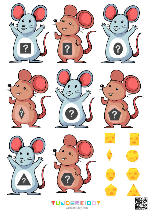 Дидактическая игра «Мышки и сыр» - Изображение 7