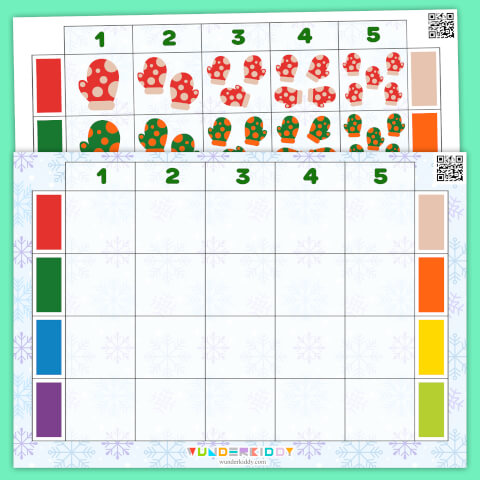 Mittens Pre-K Worksheet - Image 2