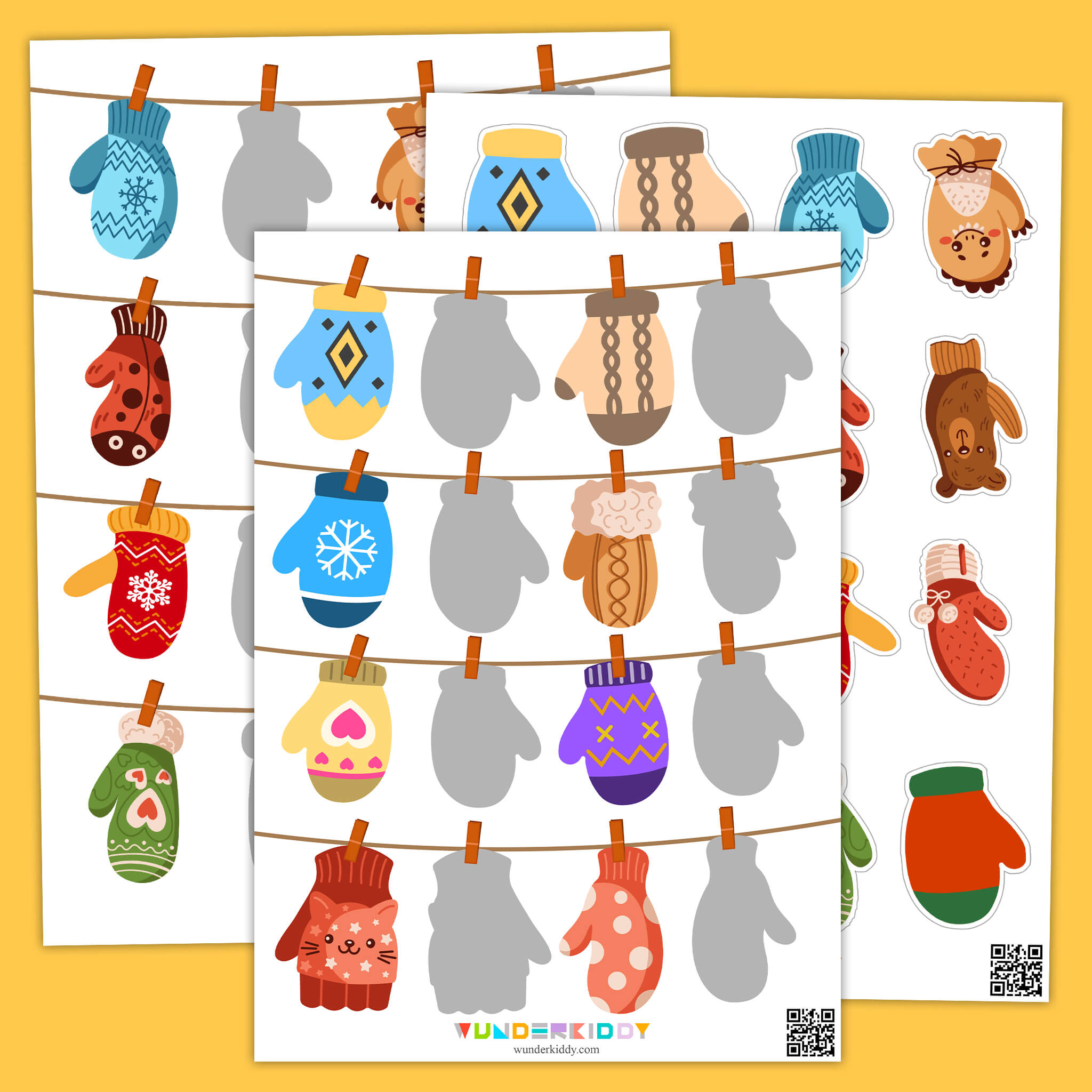 Find the Symmetric Mitten Activity
