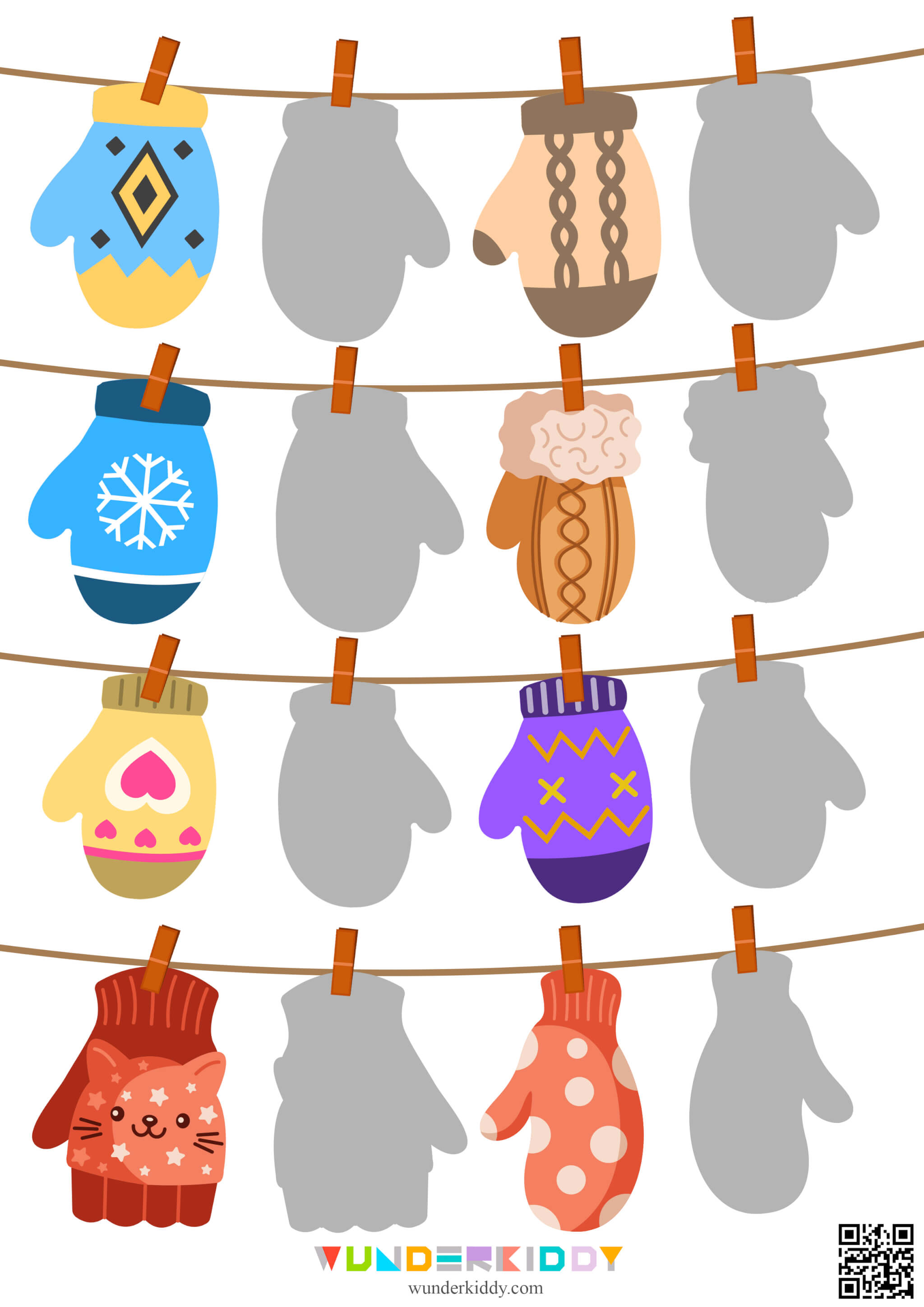 Find the Symmetric Mitten Activity - Image 2