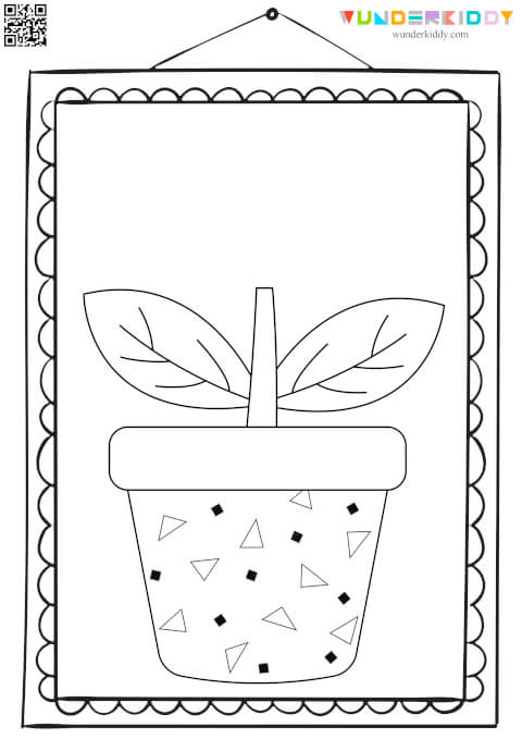 Printable Mother s Day Flower Coloring Card Craft Activity