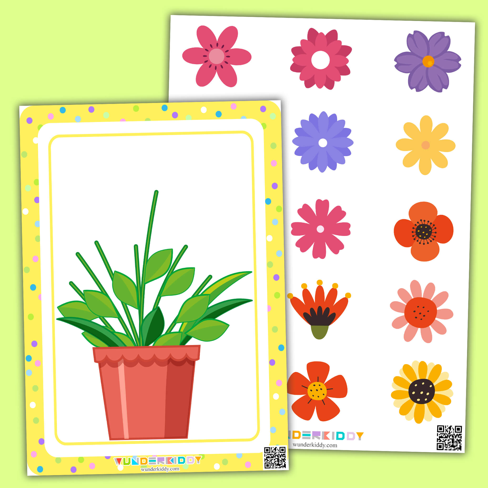 Mother's Day Paper Flower Template
