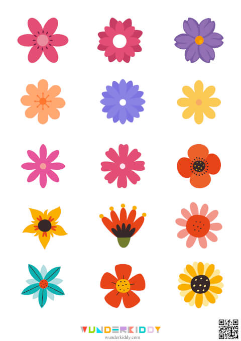 Mother's Day Paper Flower Template - Image 3