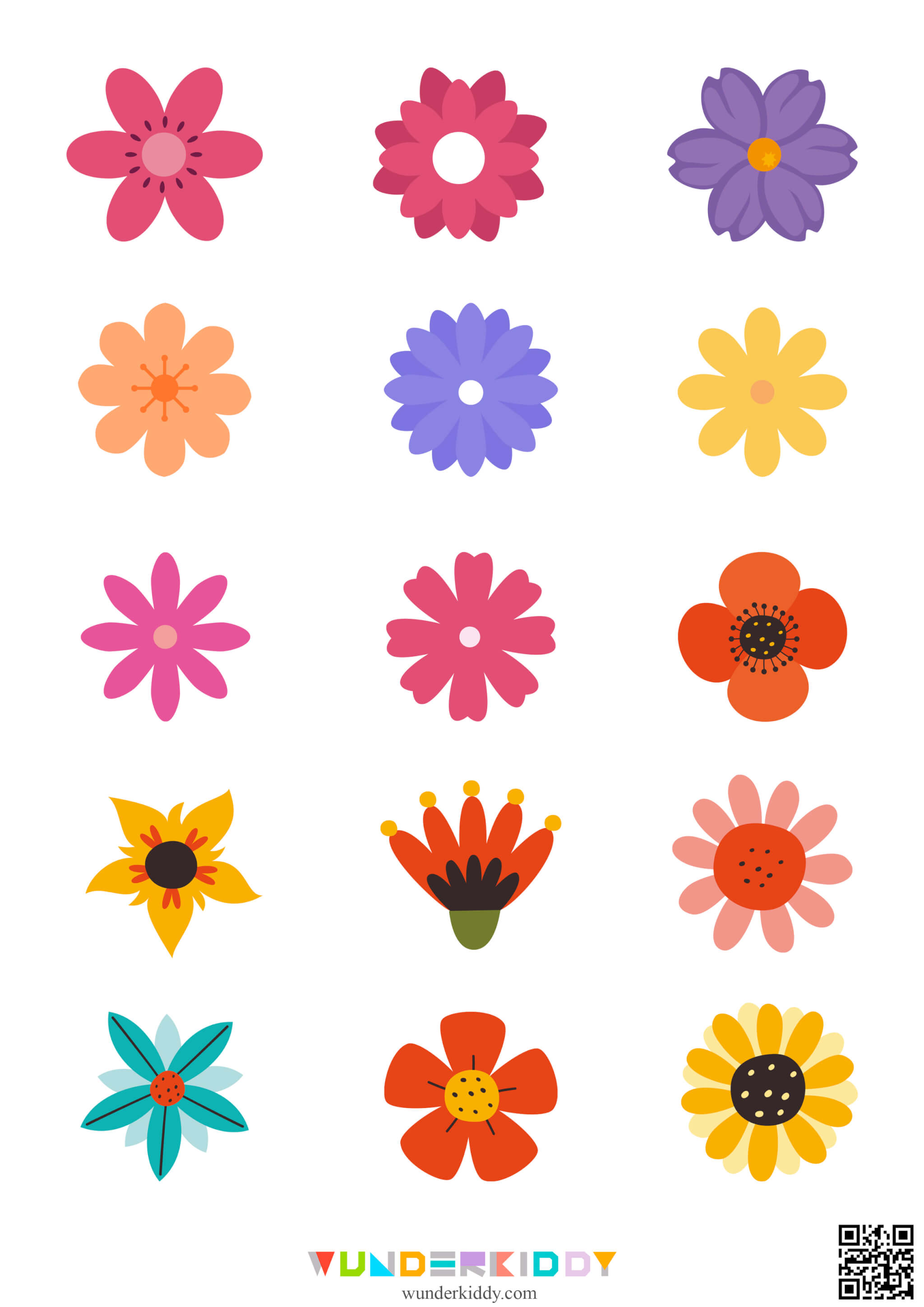 Mother's Day Paper Flower Template - Image 3