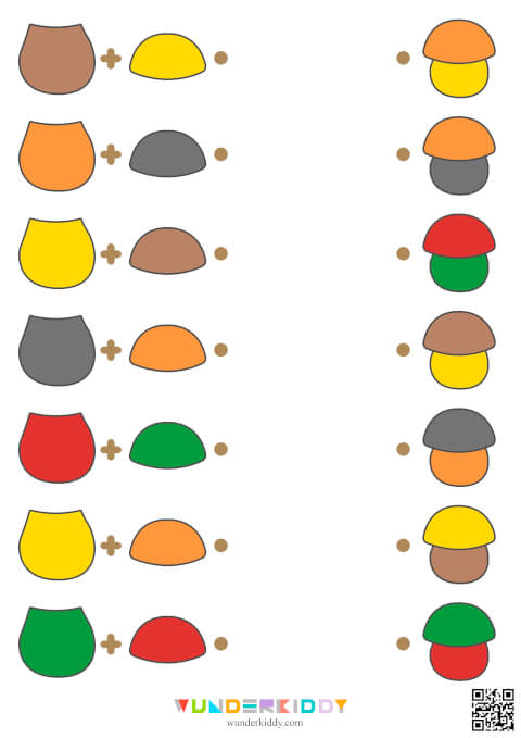Mushroom Color Matching Logic Activity - Image 2