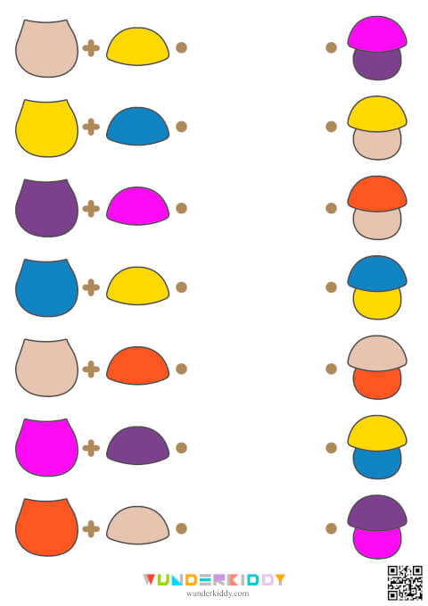 Mushroom Color Matching Logic Activity - Image 4