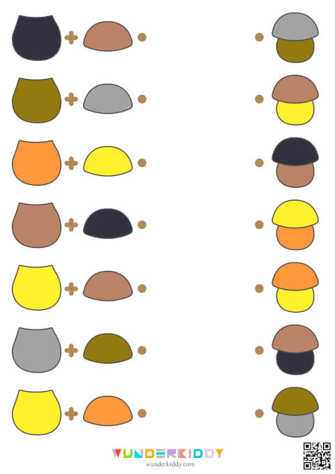 Mushroom Color Matching Logic Activity - Image 5