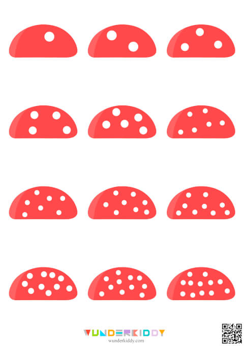 Worksheet «Mushroom Counting» for Kids - Image 3