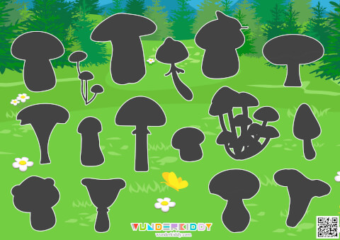 Mushrooms File Folder Game - Image 2