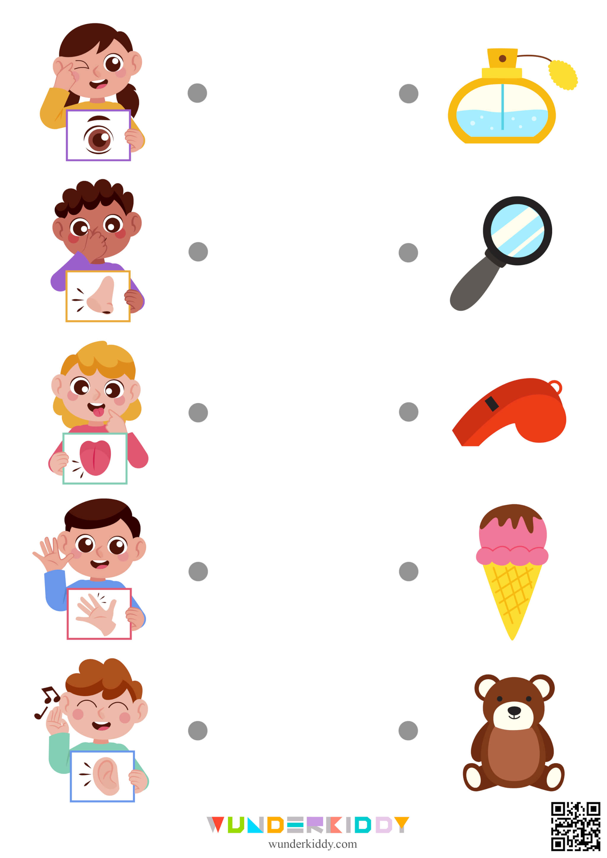 My Five Senses Worksheets - Image 2