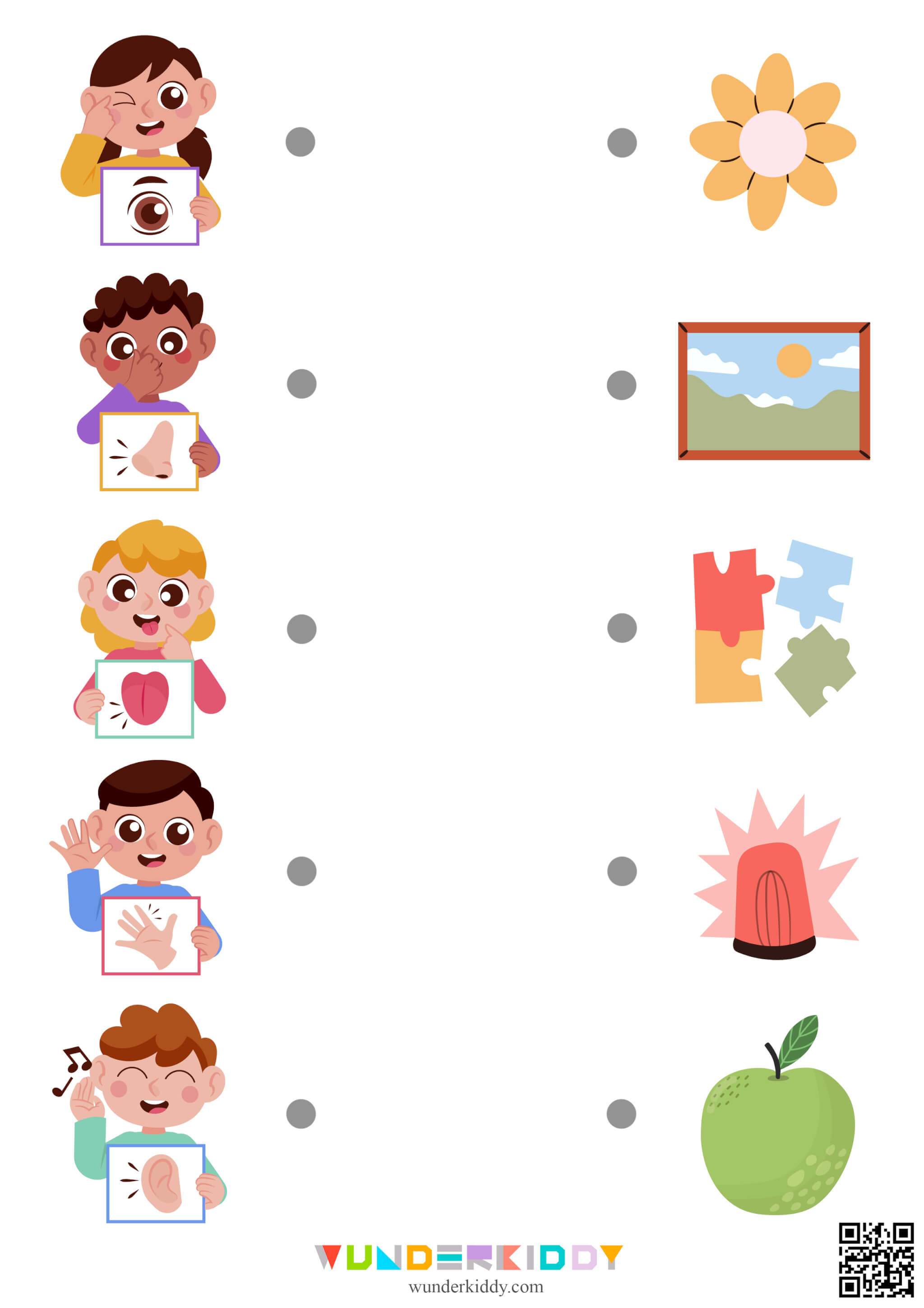 My Five Senses Worksheets - Image 6