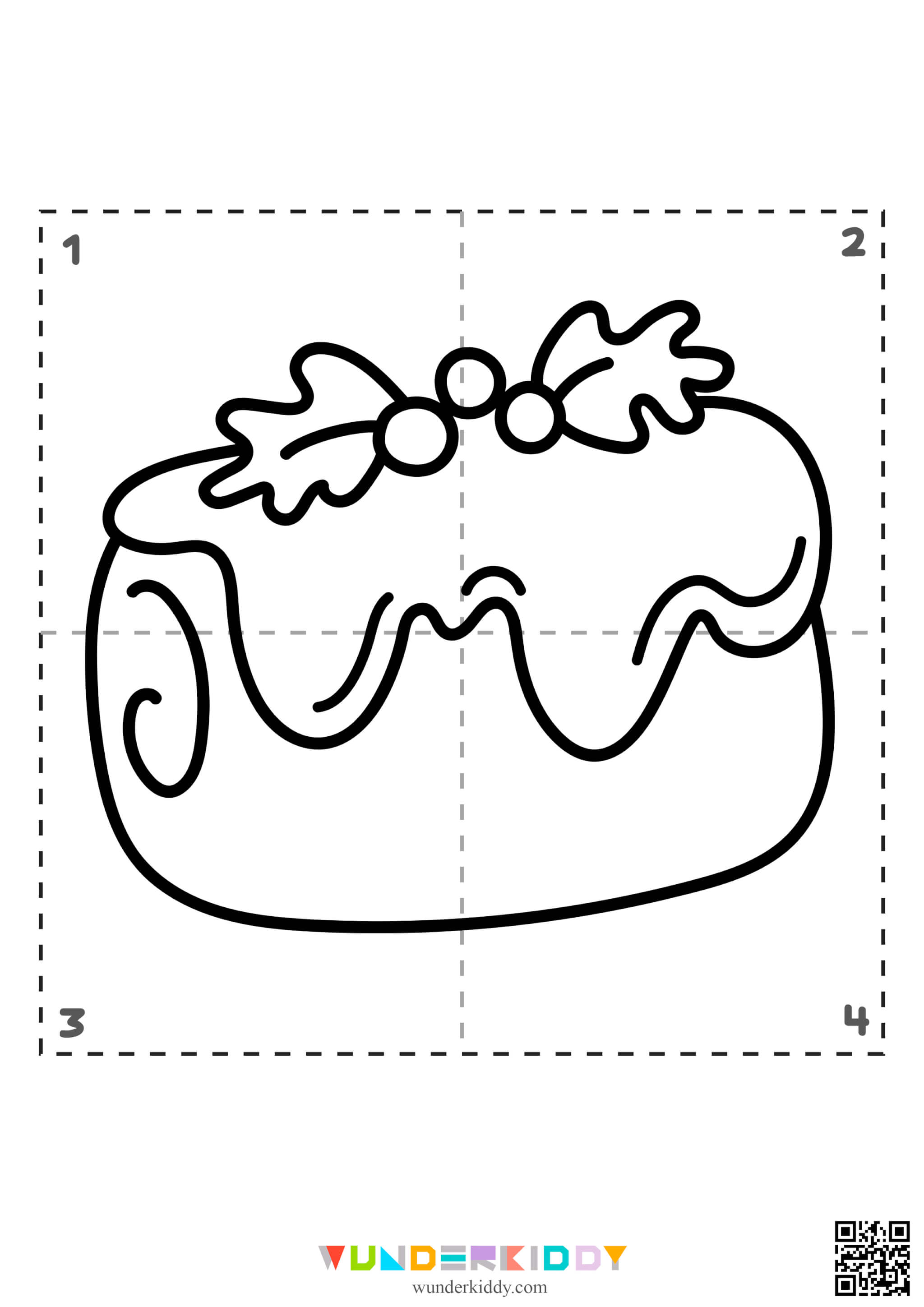 Coloring pages «New Year's Puzzle»