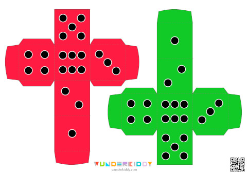 Развивающая игра «Цветные кубики» - Изображение 2
