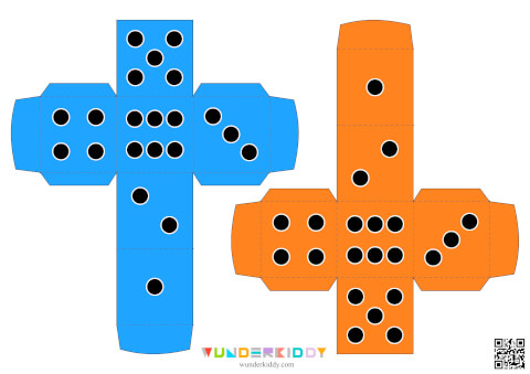 Развивающая игра «Цветные кубики» - Изображение 3