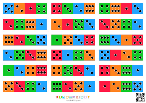 Развивающая игра «Цветные кубики» - Изображение 4