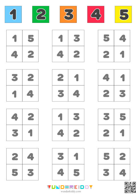 Number Identification Worksheets - Image 2