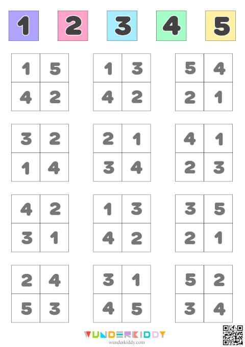 Number Identification Worksheets - Image 4