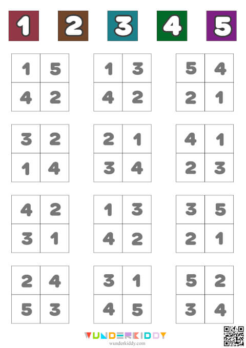 Number Identification Worksheets - Image 6