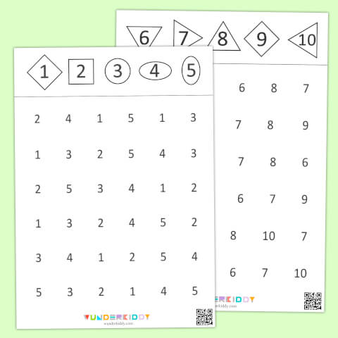 Рабочие листы «Найди и обведи цифру» - Изображение 2