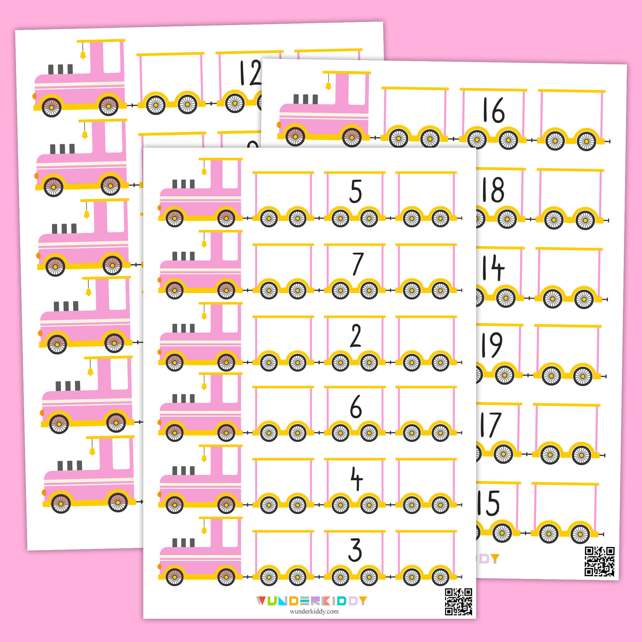 Learning Number Sequence 1-20 Activity