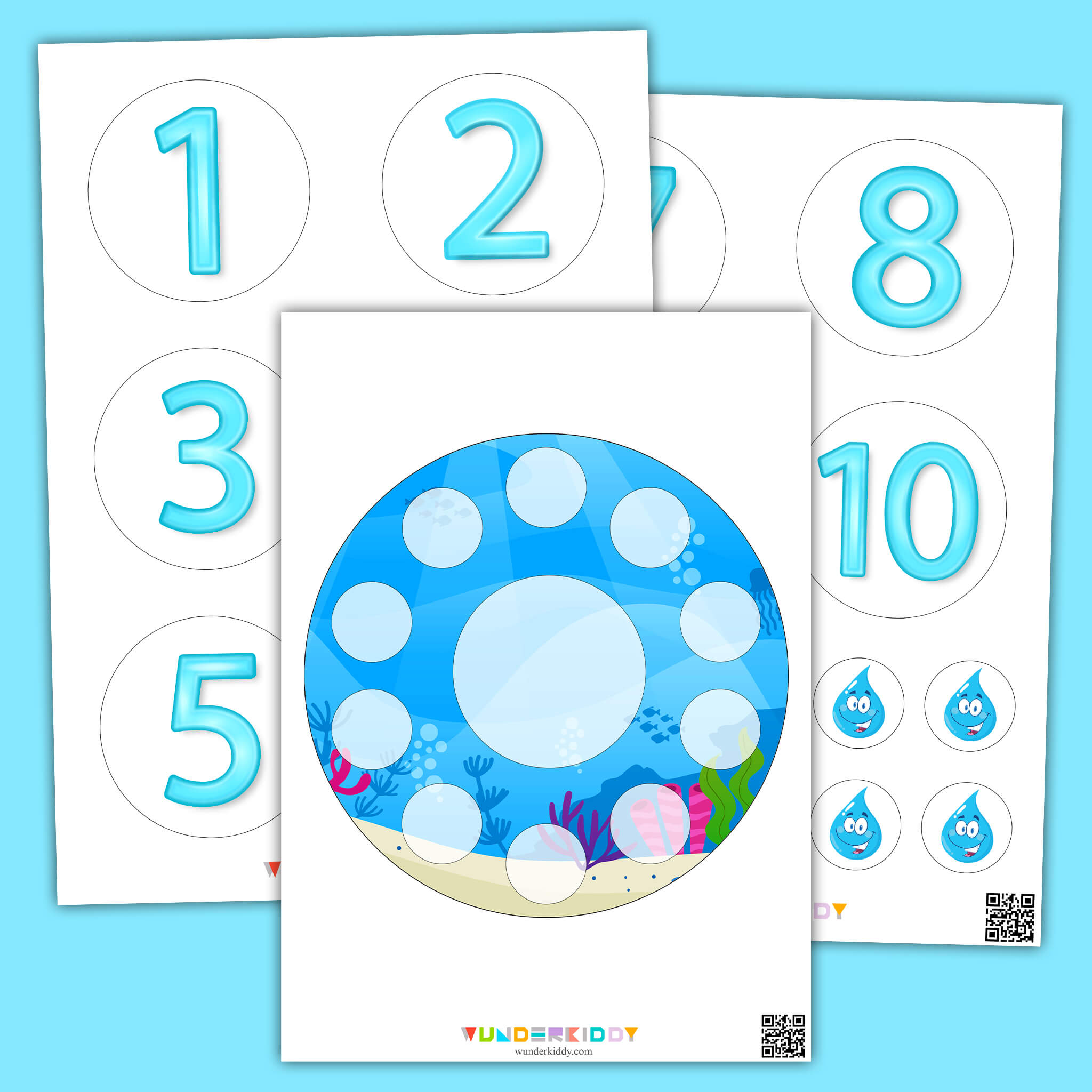 Ocean Counting to 10 Activity