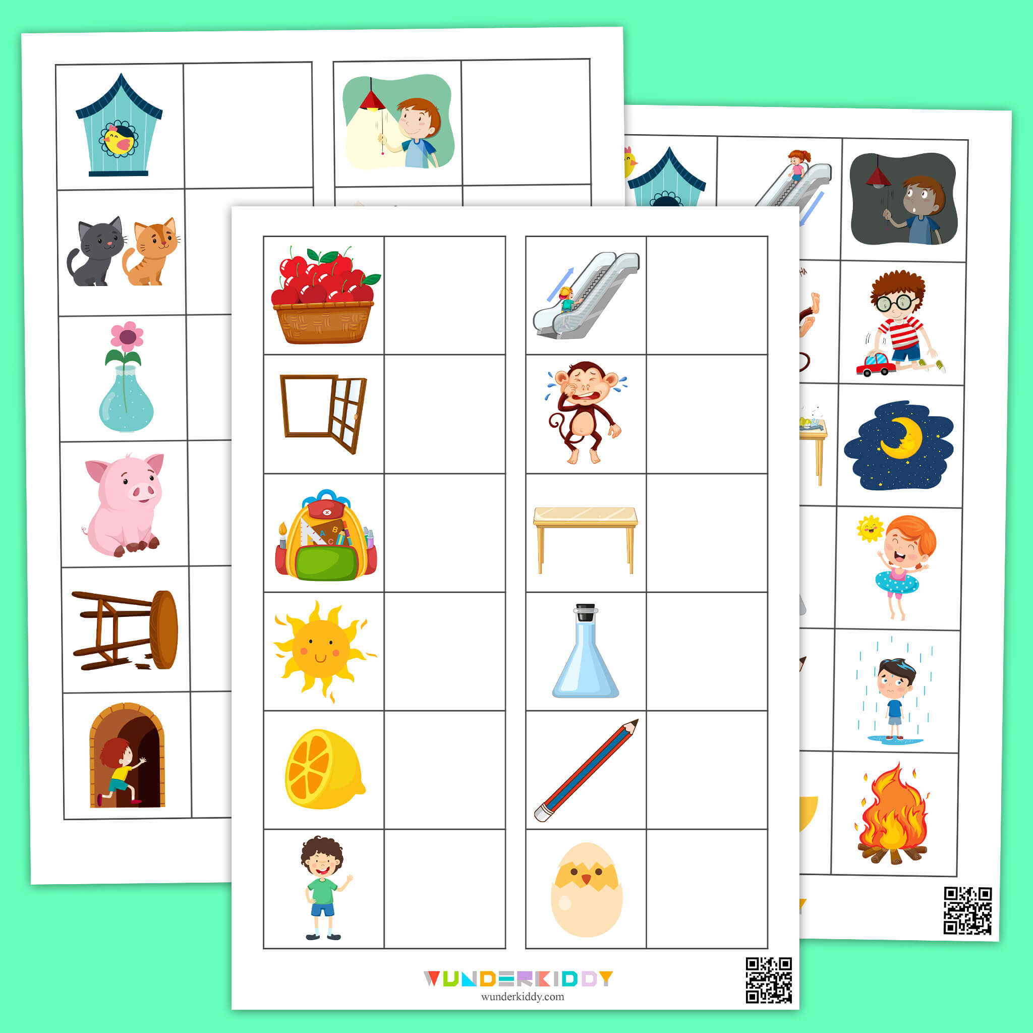 Preschool Opposites Activity