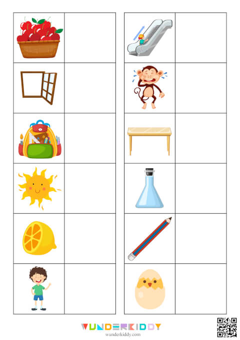 Preschool Opposites Activity - Image 2