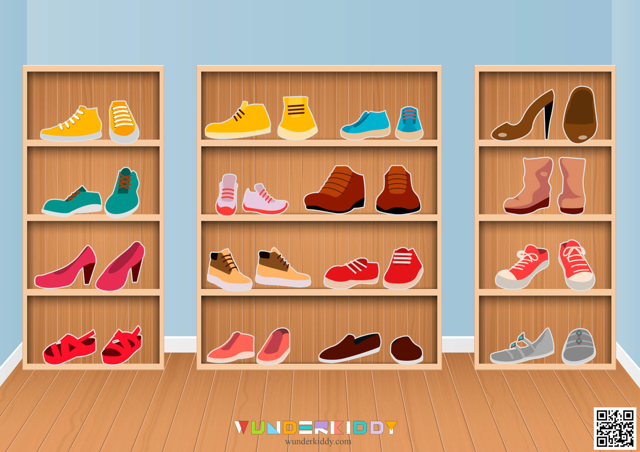 Activity sheet «Organize shoes» - Image 2