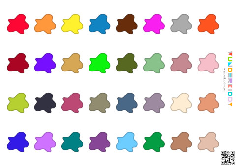 Paints Color Matching Worksheet - Image 4