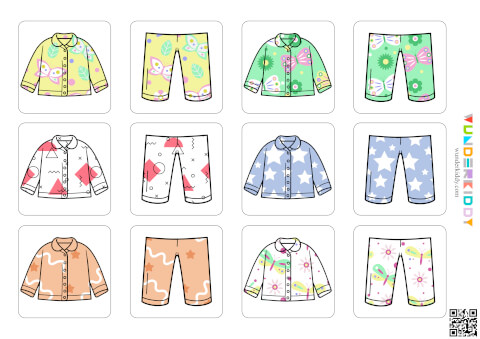 Pajama Pattern Matching Cards - Image 3