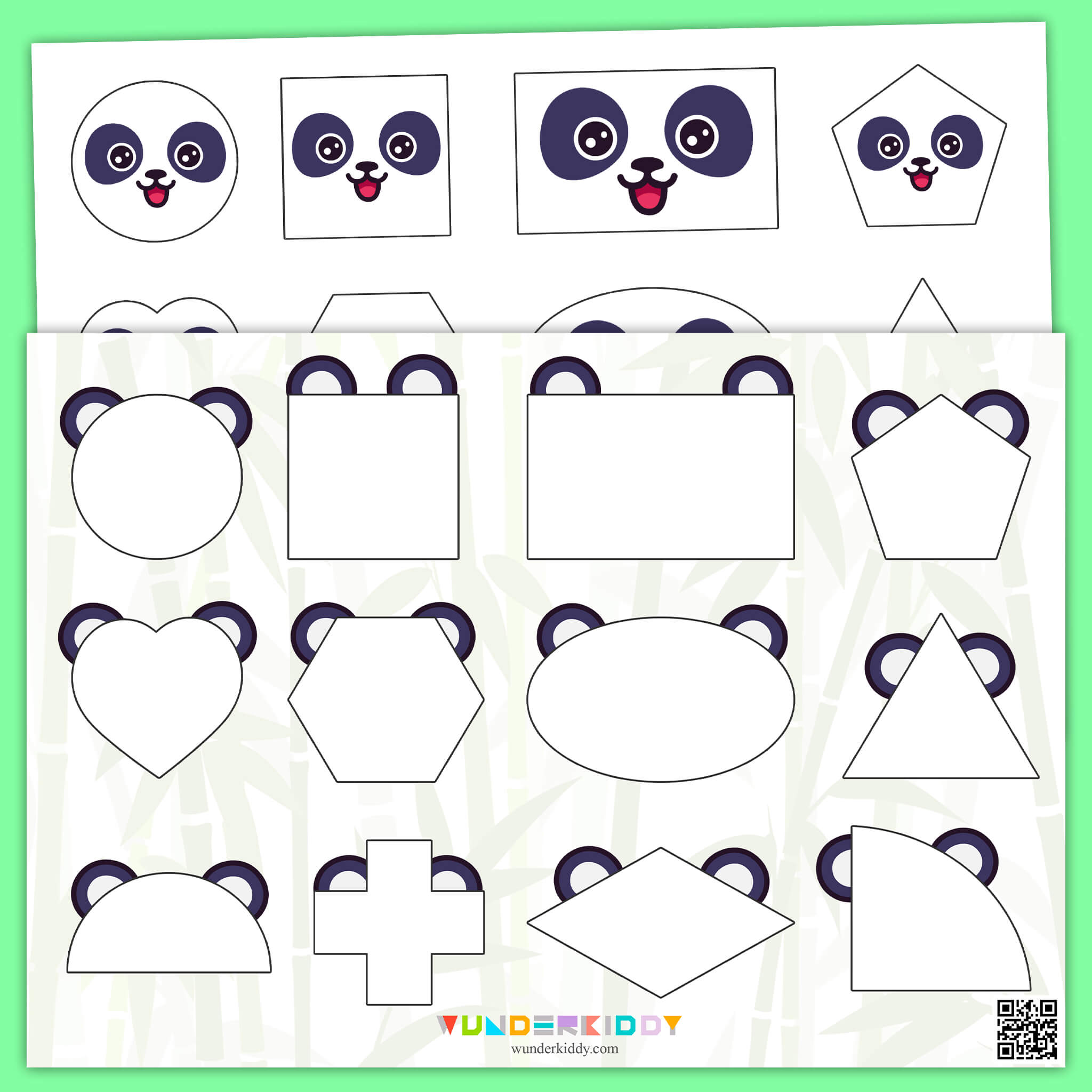 Panda Preschool Learning Binder