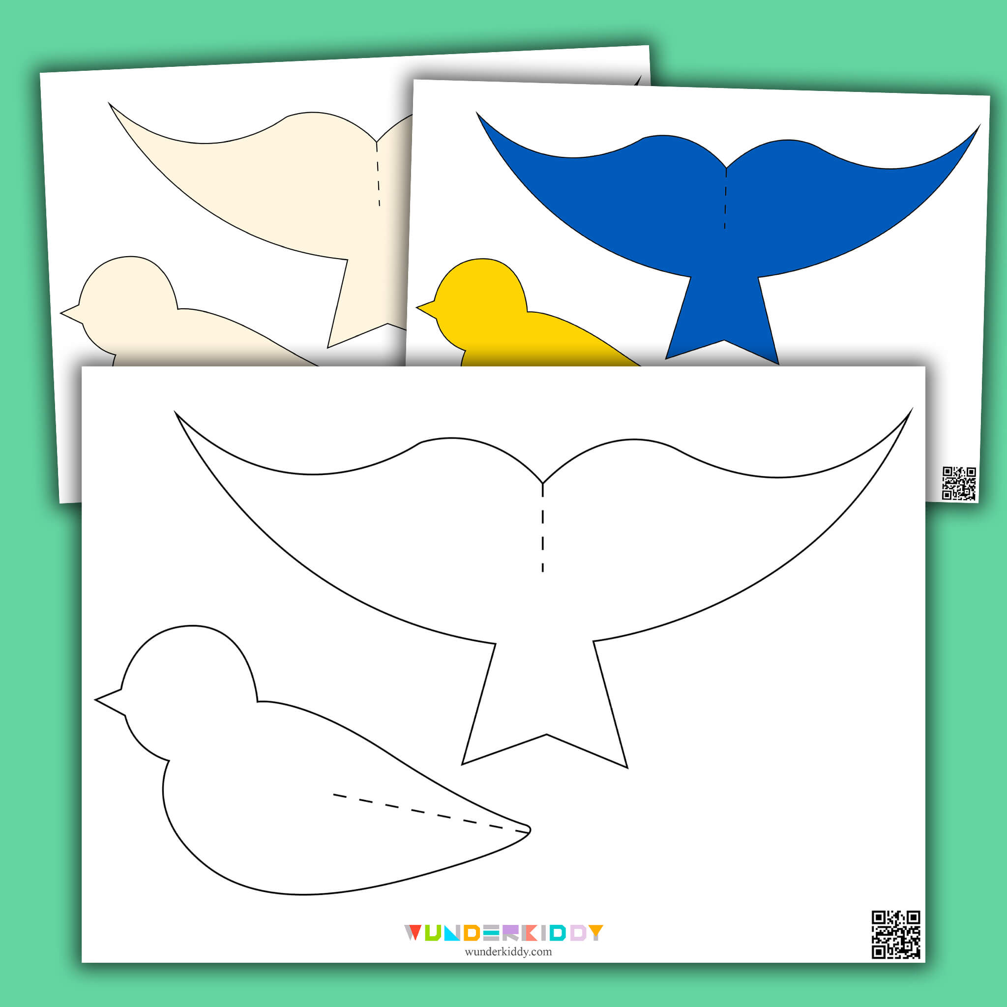 Paper Birds Template