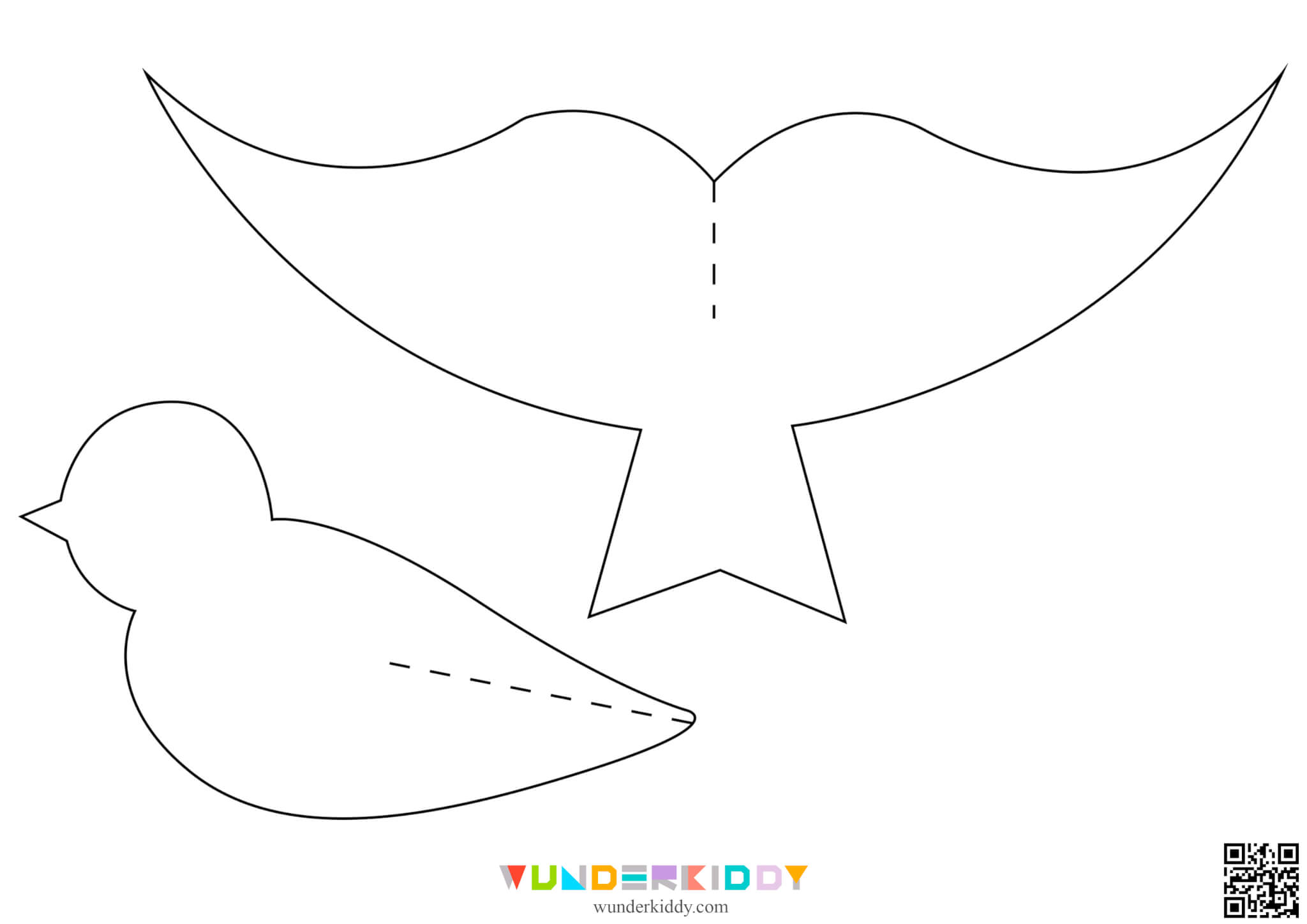 Paper Birds Template - Image 2