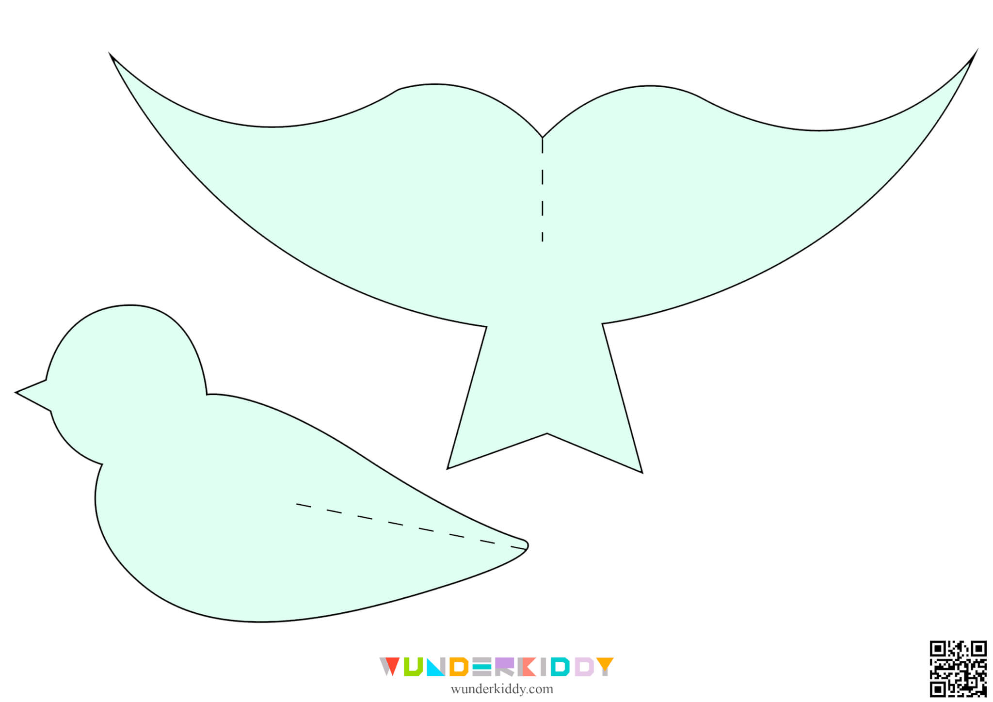 Paper Birds Template - Image 7