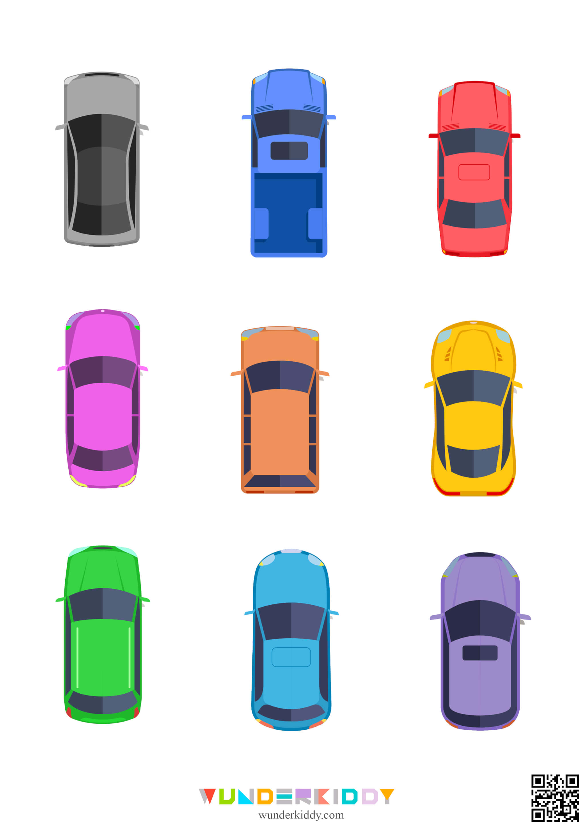 Дидактична гра «Автостоянка» для малюків - Зображення 3