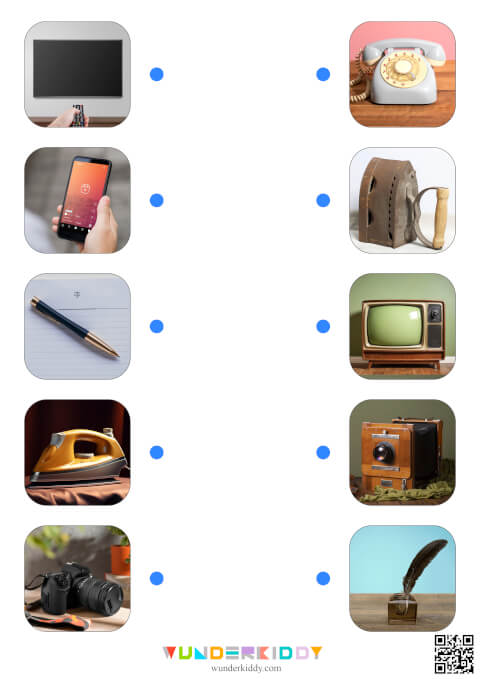Past and Present Object Preschool Activity - Image 2