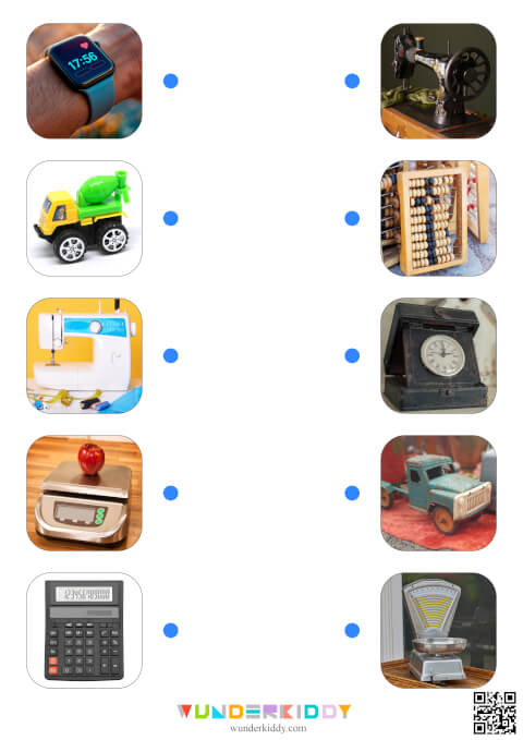 Past and Present Object Preschool Activity - Image 3