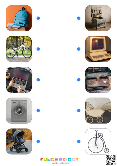Past and Present Object Preschool Activity - Image 4