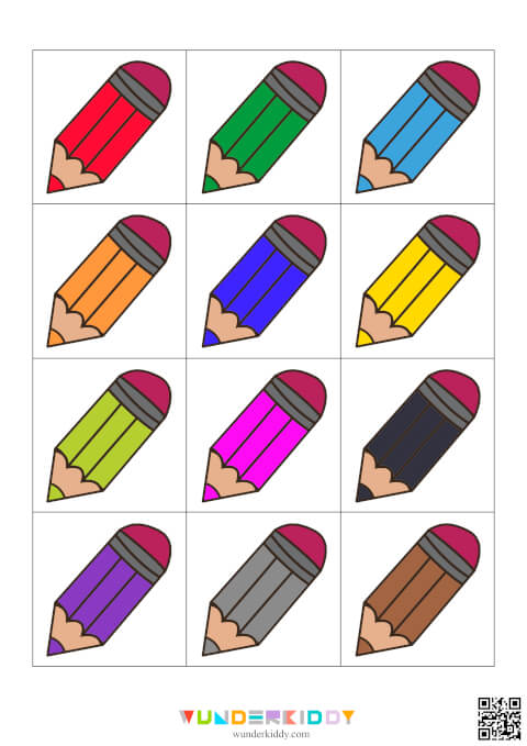 Pencil Color Grid Game - Image 3