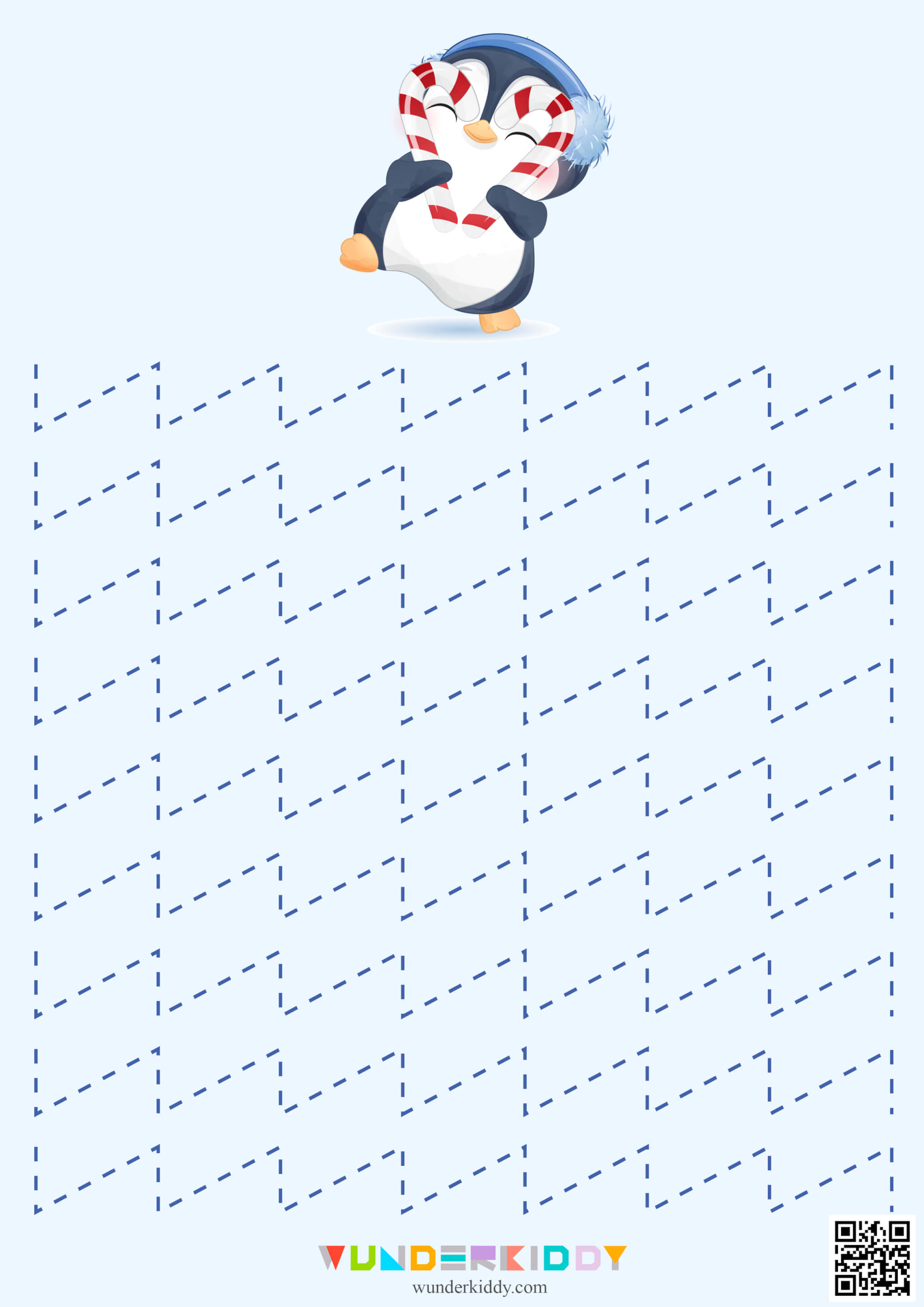 Simple Tracing Worksheet Penguins - Image 10