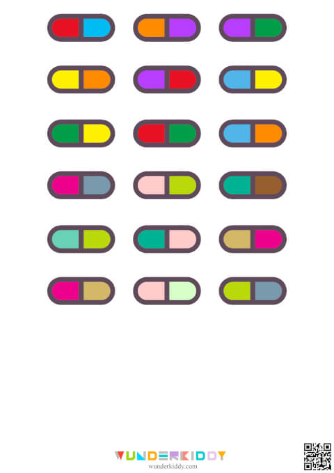 Pill Bottle Color Matching Activity - Image 4