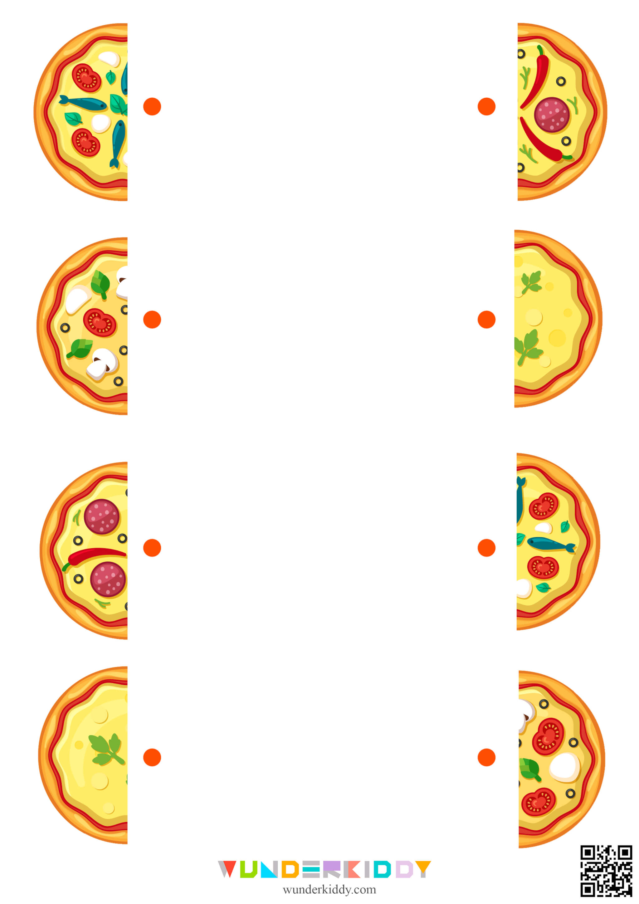 Pizza Halves Activity for Kids - Image 4