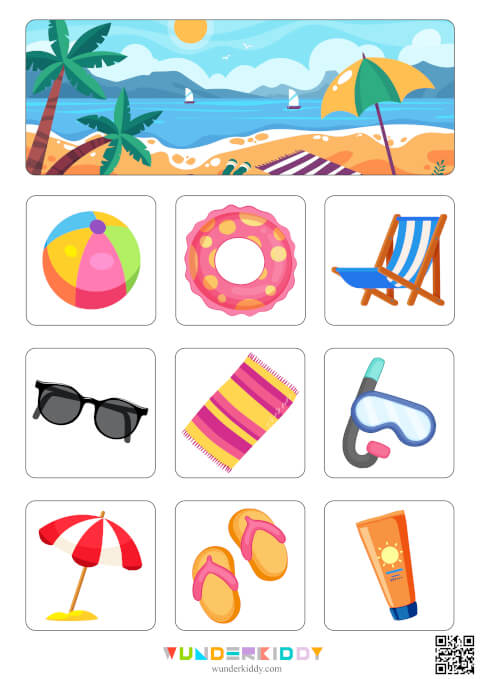 Summer Sorting Activity for Kids - Image 5