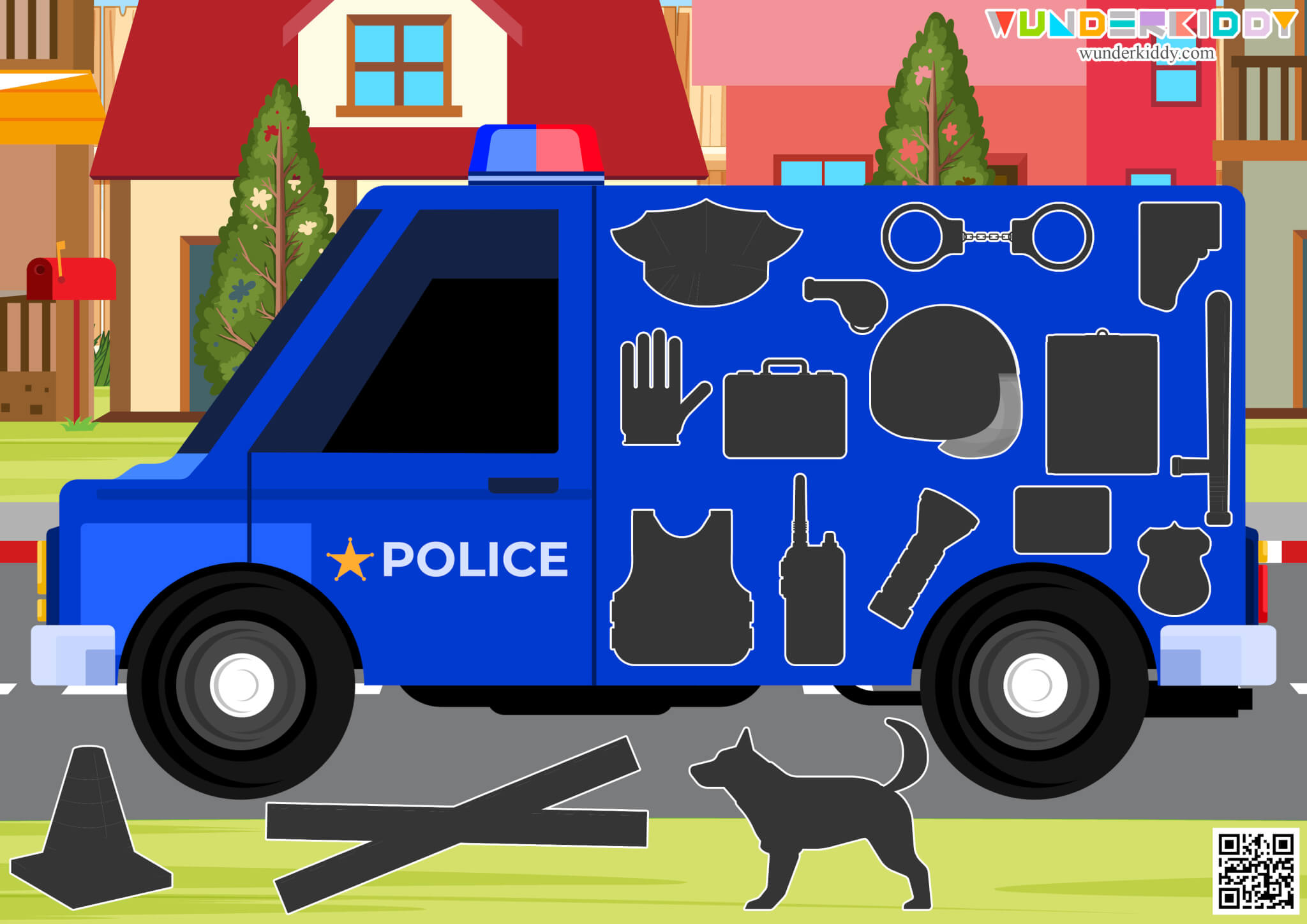 Гра «Поліція та їх речі» для дітей 3-4 років - Зображення 2
