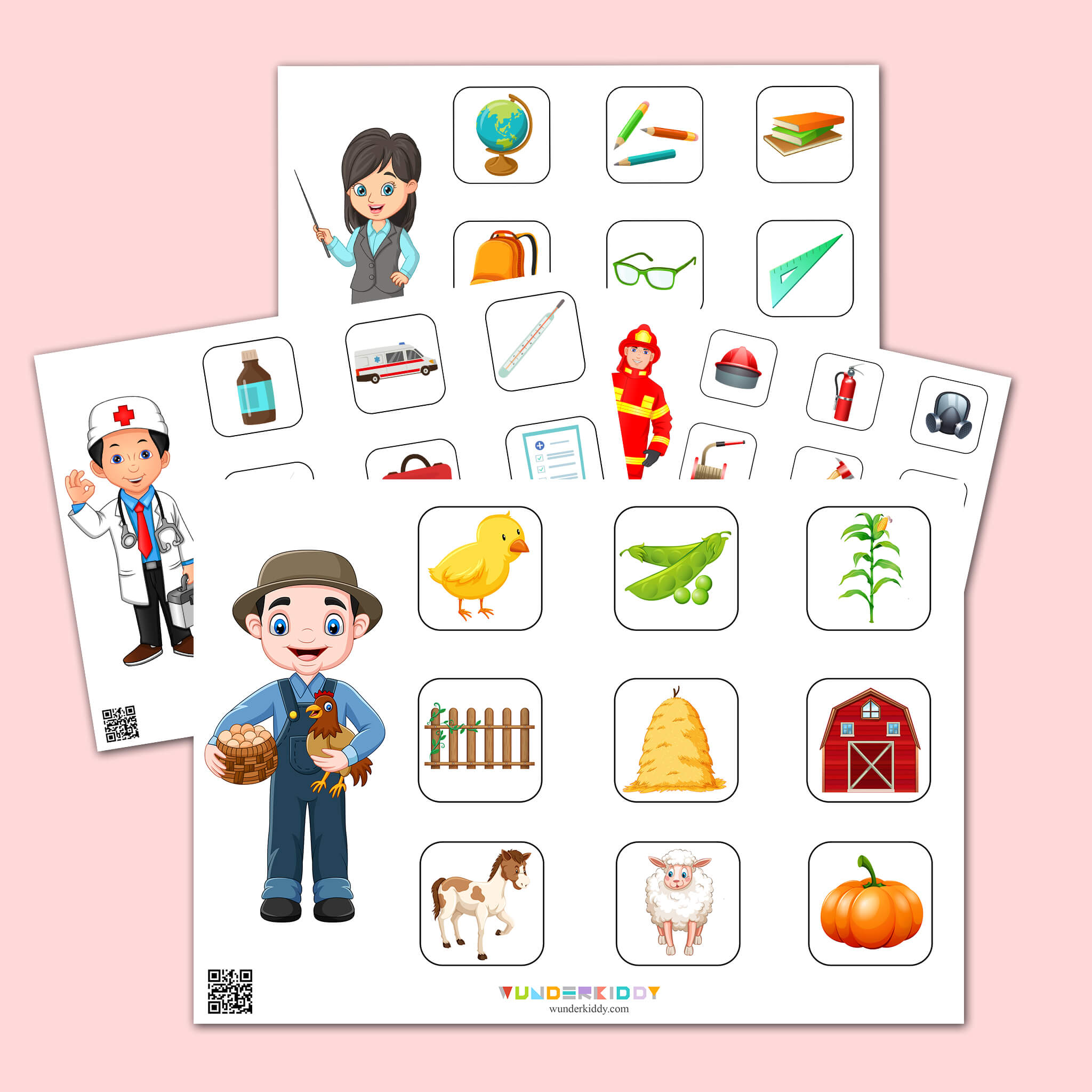 Jobs and Tools Sorting Worksheet