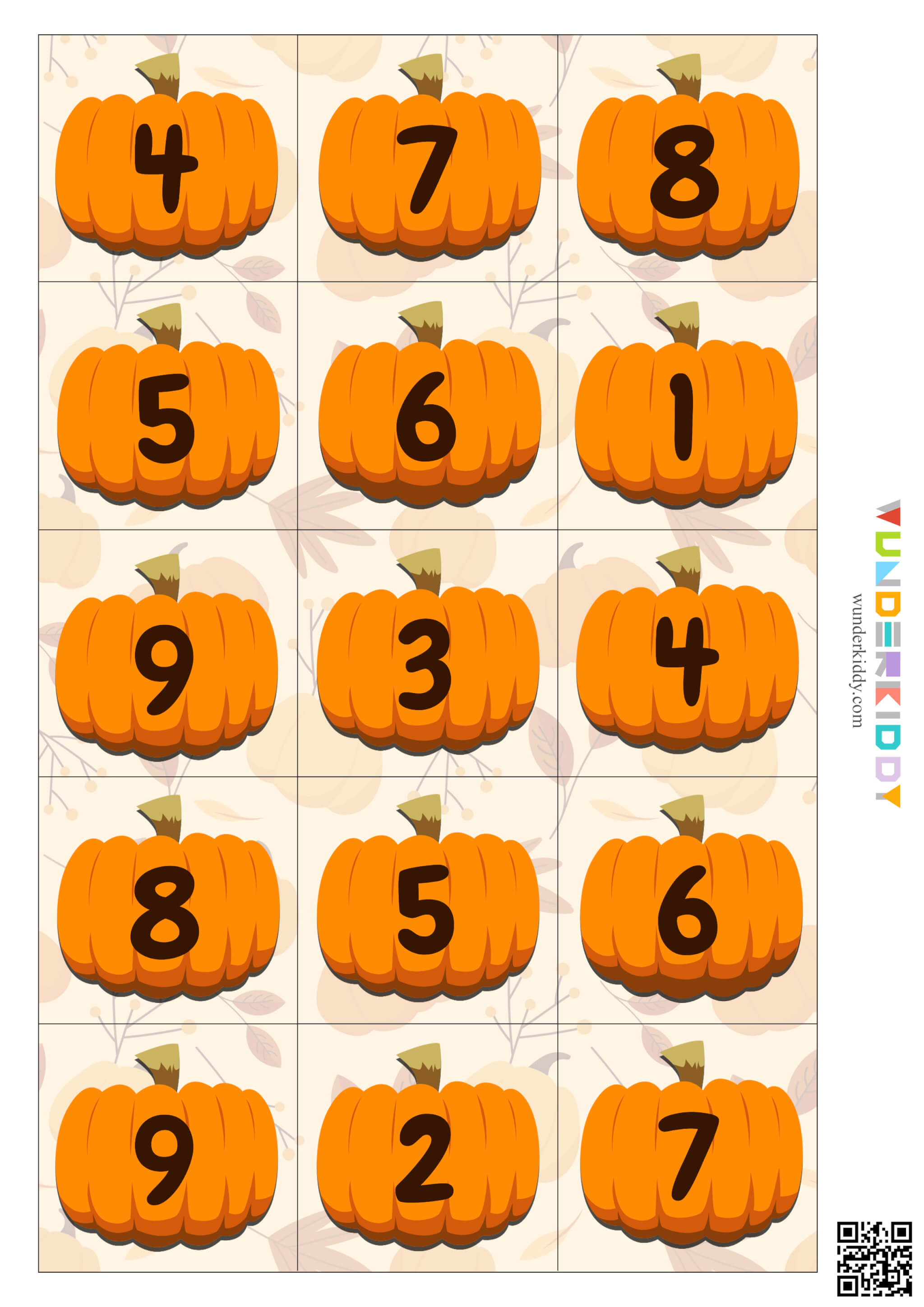 Pumpkin Counting Activity - Image 3