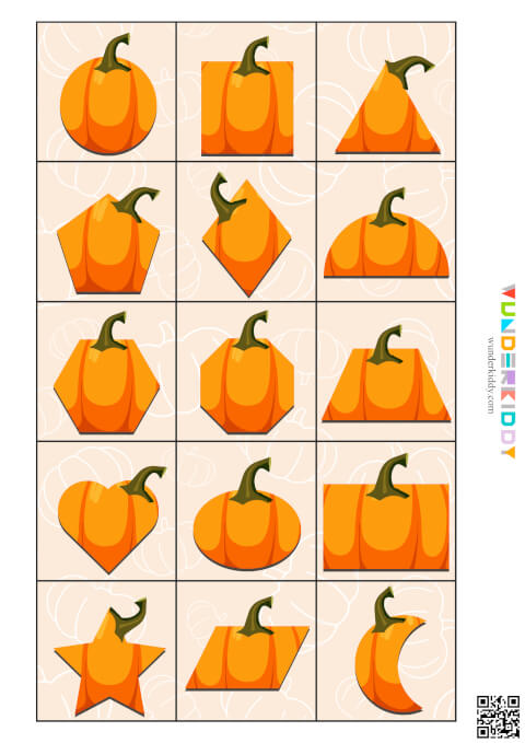 Pumpkin Shape Matching Game - Image 3