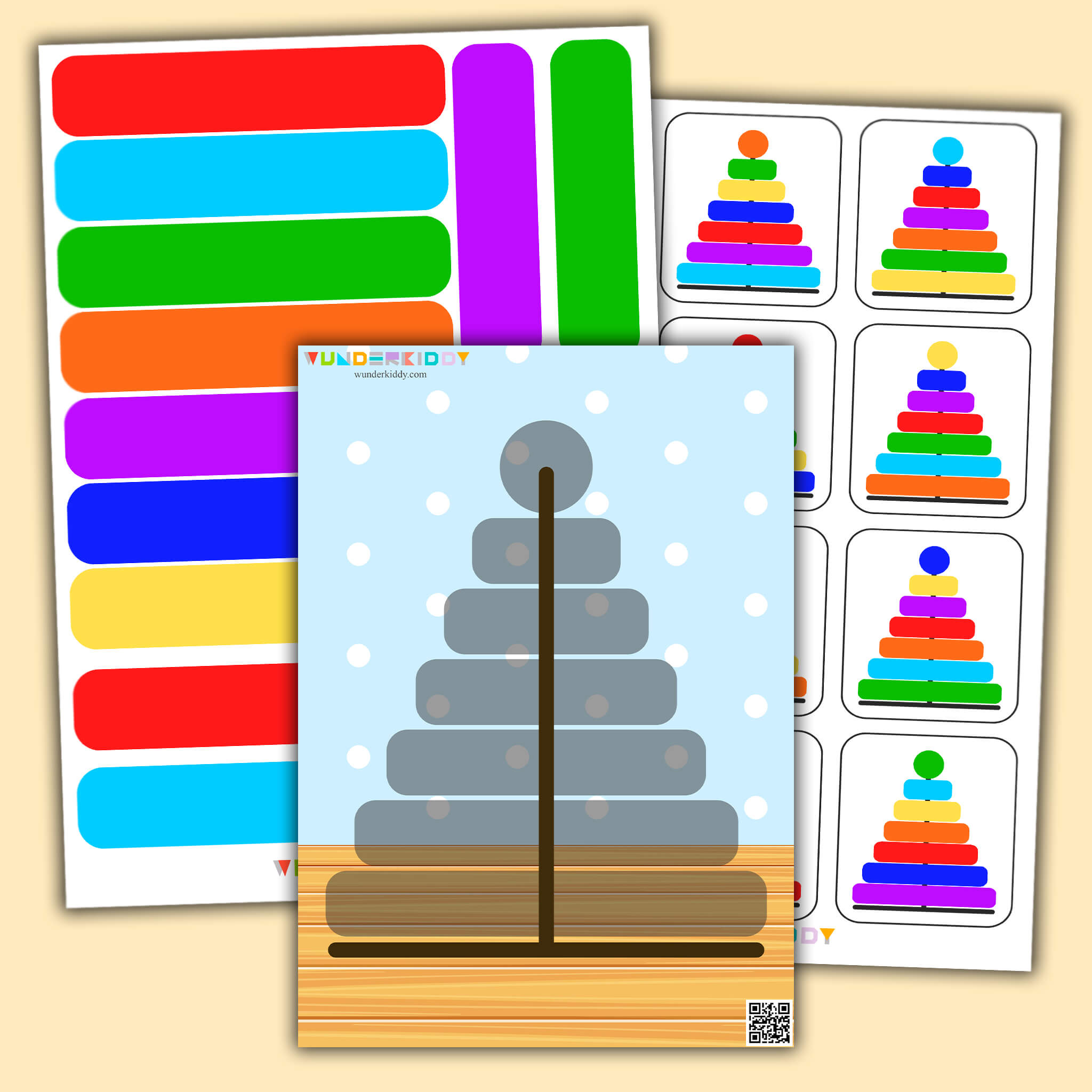 Stacking Ring Pyramid Activity