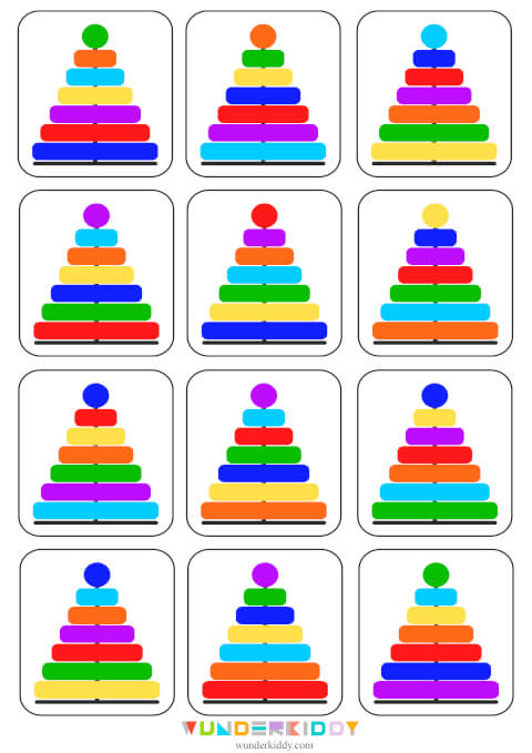 Didaktisches Spiel «Kinder-Pyramide» - Bild 7